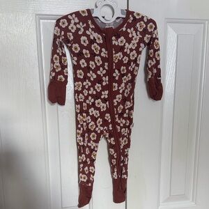 Little Sleepies Mocha Bloom Zippy